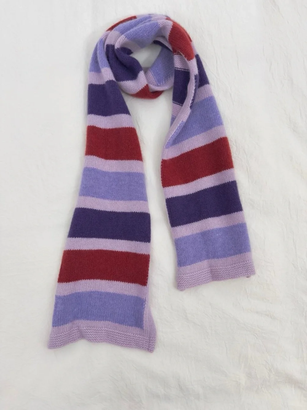 Y2k Gap Striped Wool Scarf
